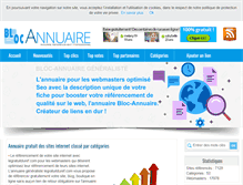 Tablet Screenshot of bloc-annuaire.fr